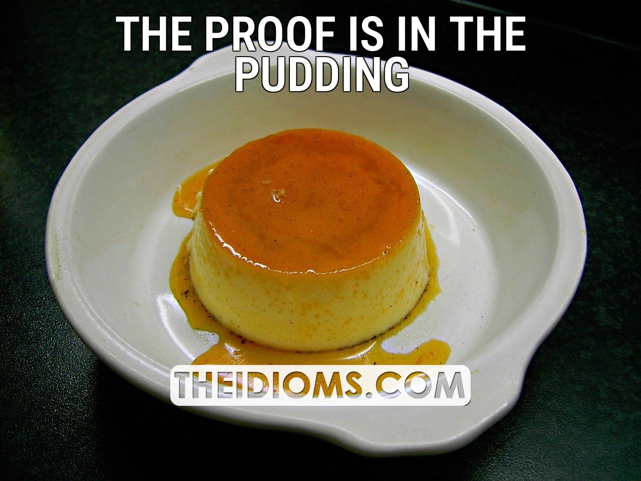 the proof is in the pudding meaning, origin, example, sentence, etymology(00)